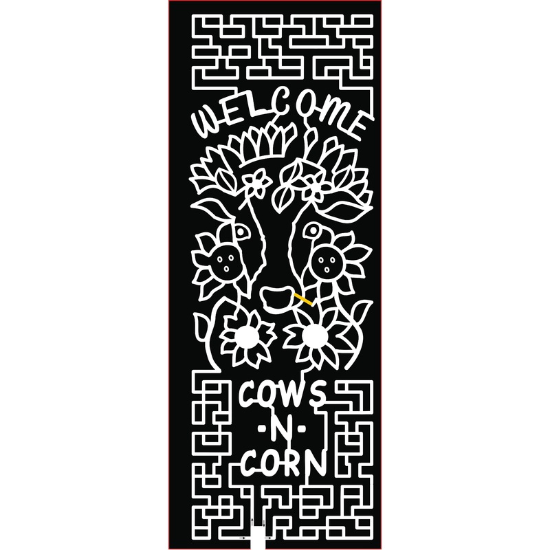 18_VA_Midland welcome cows – n – corn cow flowers sunflower