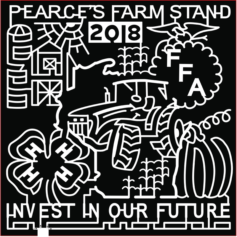 18_WI_Walworth pearce’s farm stand invest in our future FFA 4-H clover silo barn sun corn eagle tractor pumpkin