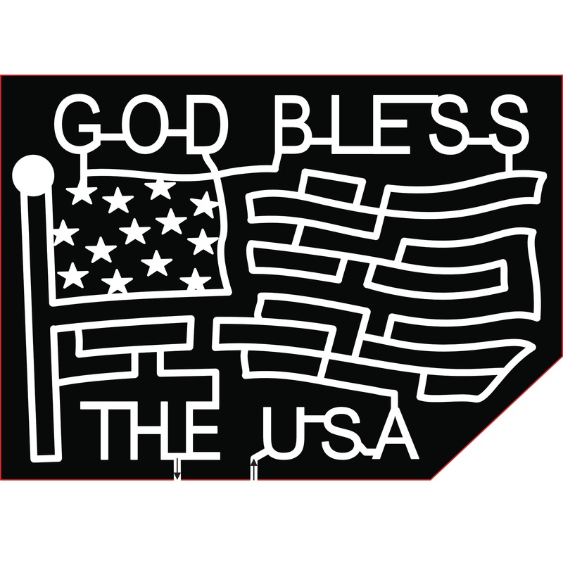 21_CA_Chatsworth flag god bless america