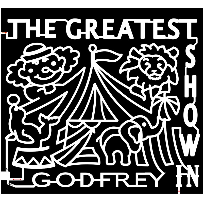 21_IL_Godfrey circus lion elephant tent show seal clown