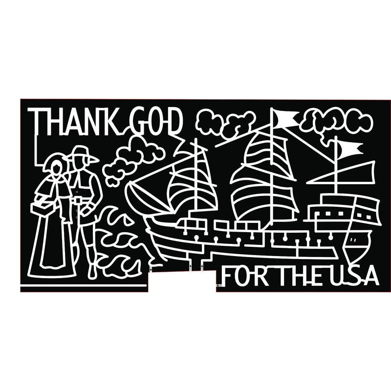 21_Marshfield_MO mayflower pilgrim boat ship cloud flag people
