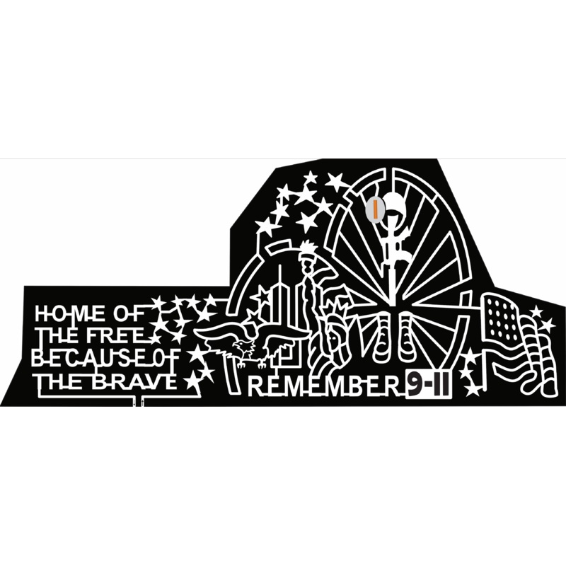21_MN_PelicanRapids star flag 9/11 9-11 twin tower military patriotic