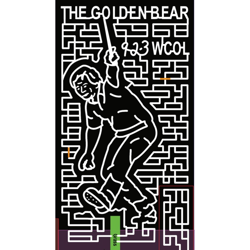 21_OH_Milford Center person face golden bear radio sword