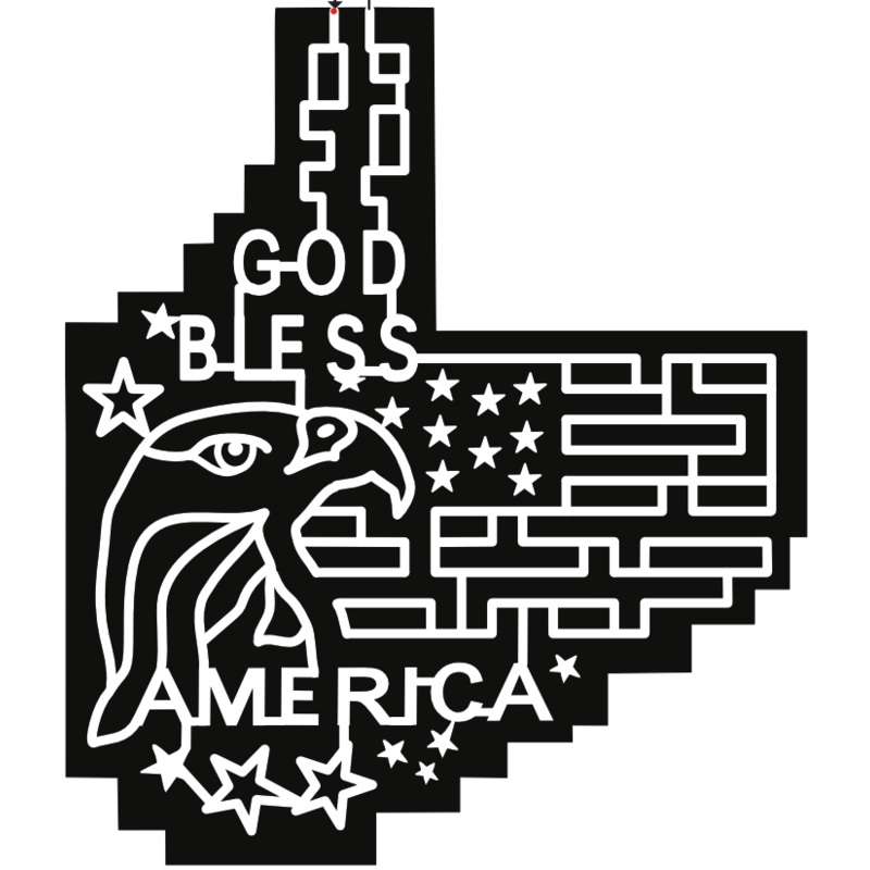 22_WV_Milton America, flag, eagle, star, god, bless, patriotic