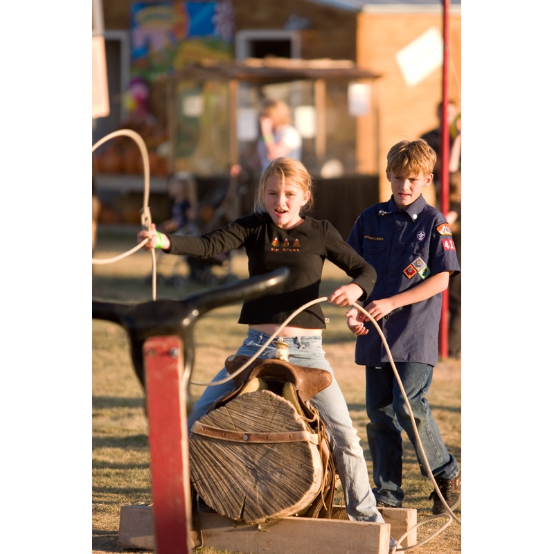 Roping Practice_Girl Boy Scout_Steer practice.jpg