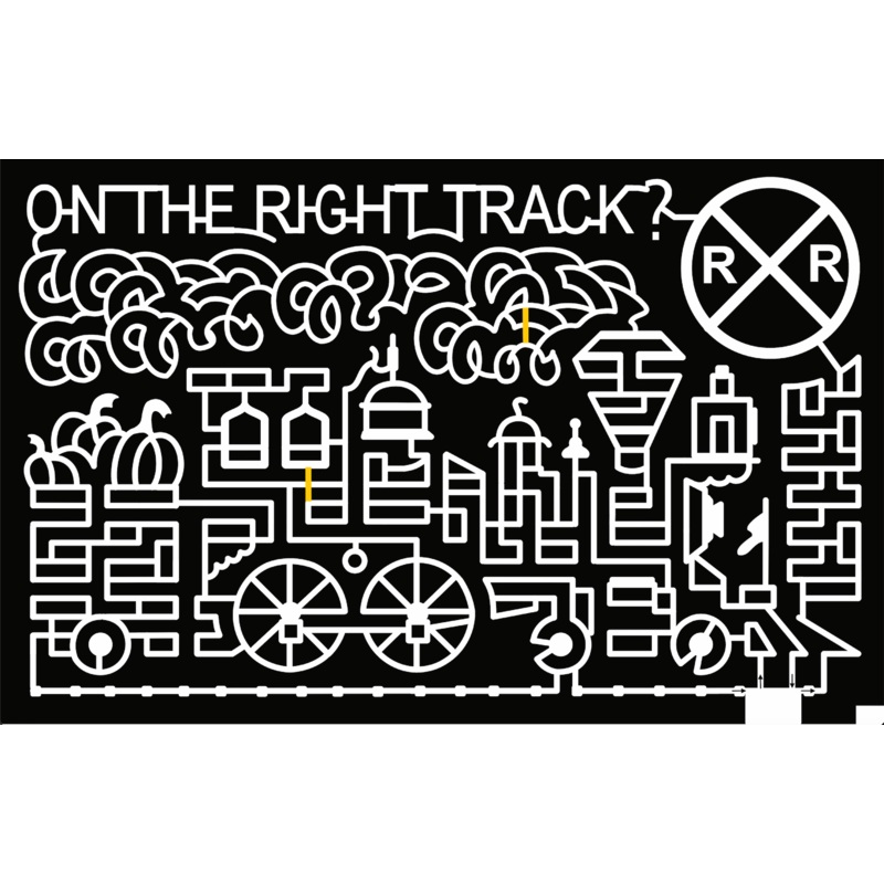 22_NM_Moriarty train, smoke, pumpkin, railroad, crossing