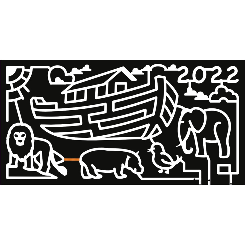 22_TX_San Angelo, ark, animal, zoo, hippo, elephant, lion, bird, cloud, sun