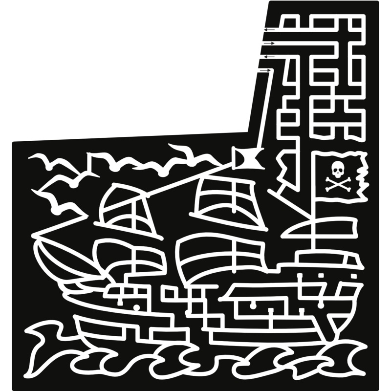 22_WI_Caledonia pirate ship, ocean, birds