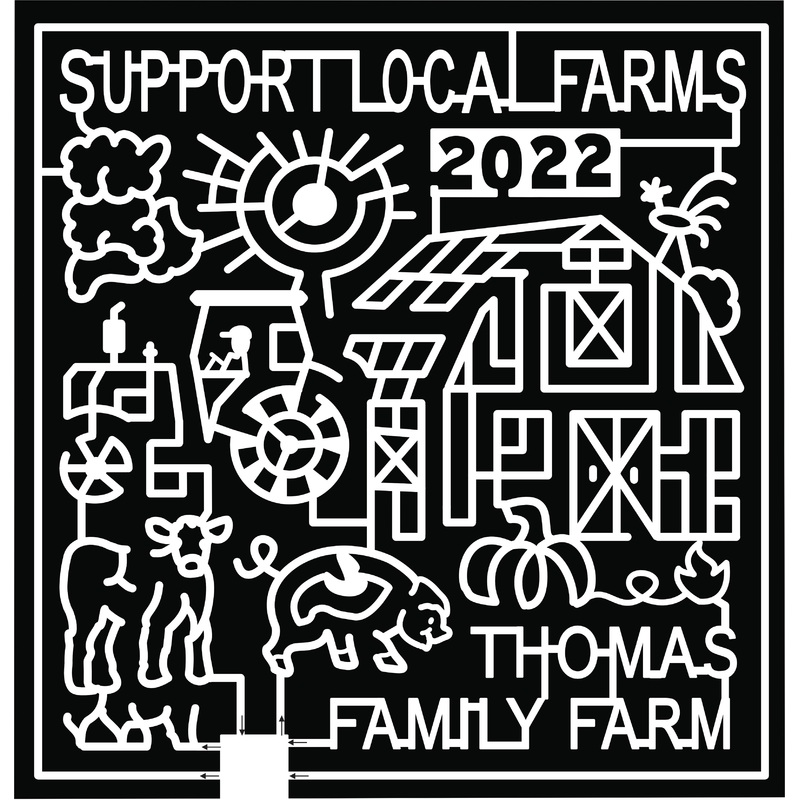 22_NC_Richfield Support Local Farms Sun Cloud Rooster Tractor Barn Cow Pig Pumpkin Farmer