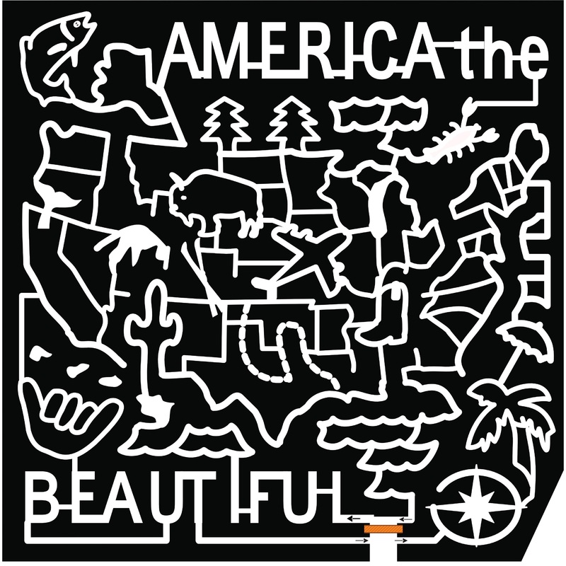 22_NC_Shelby America the Beautiful Fish Buffalo Cactus Plane Boot Lobster Umbrella Palm Tree Compass Rose Hang Loose Pine Tree Whale Tail USA
