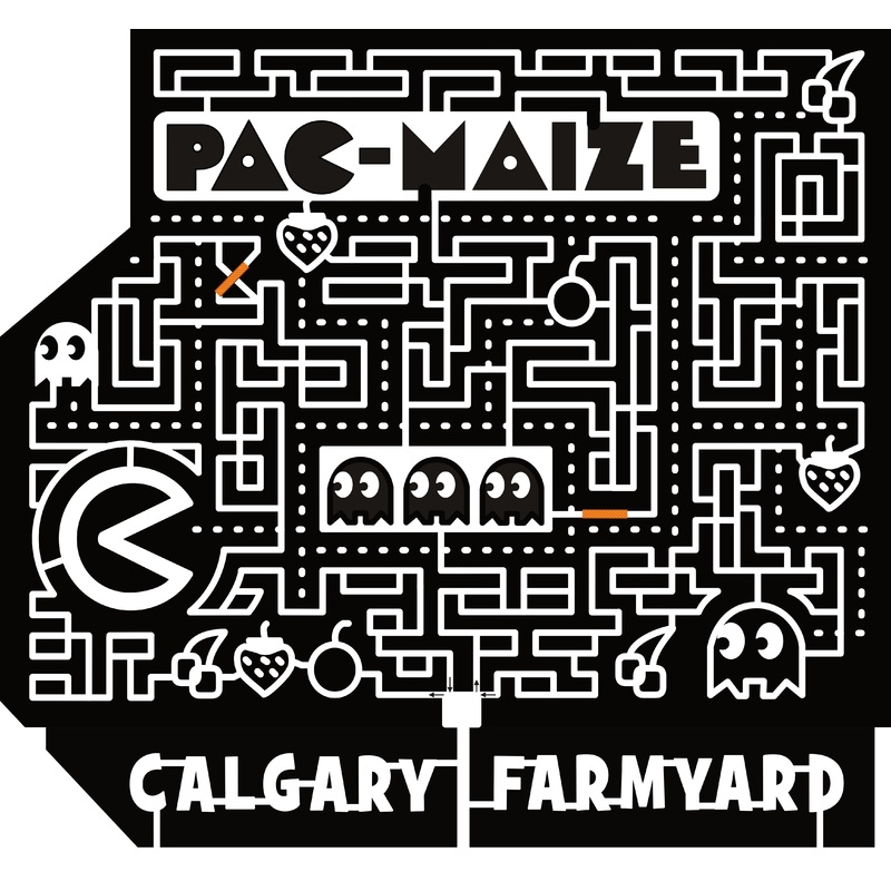 23_AB_Calgary Pac-man, Cherry, Strawberry, Ghost, Maze