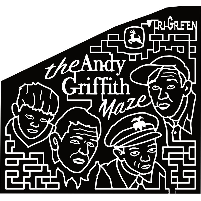 23_AL_Boaz The Andy Griffith Maze, Tri Green, John Deer Logo, Hat, People, Face