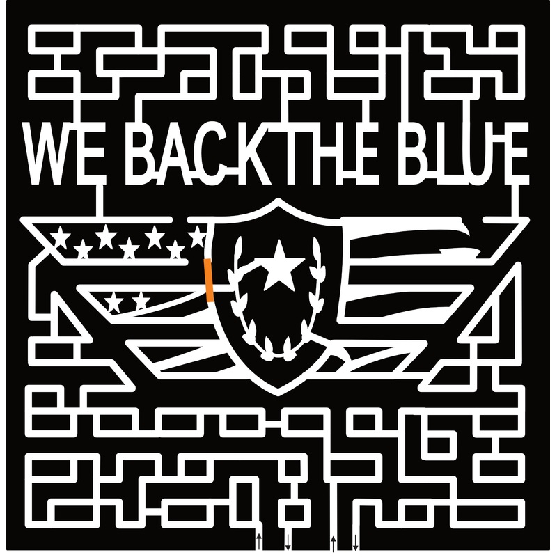 23_AL_Headland We Back the Blue, Flag, Logo