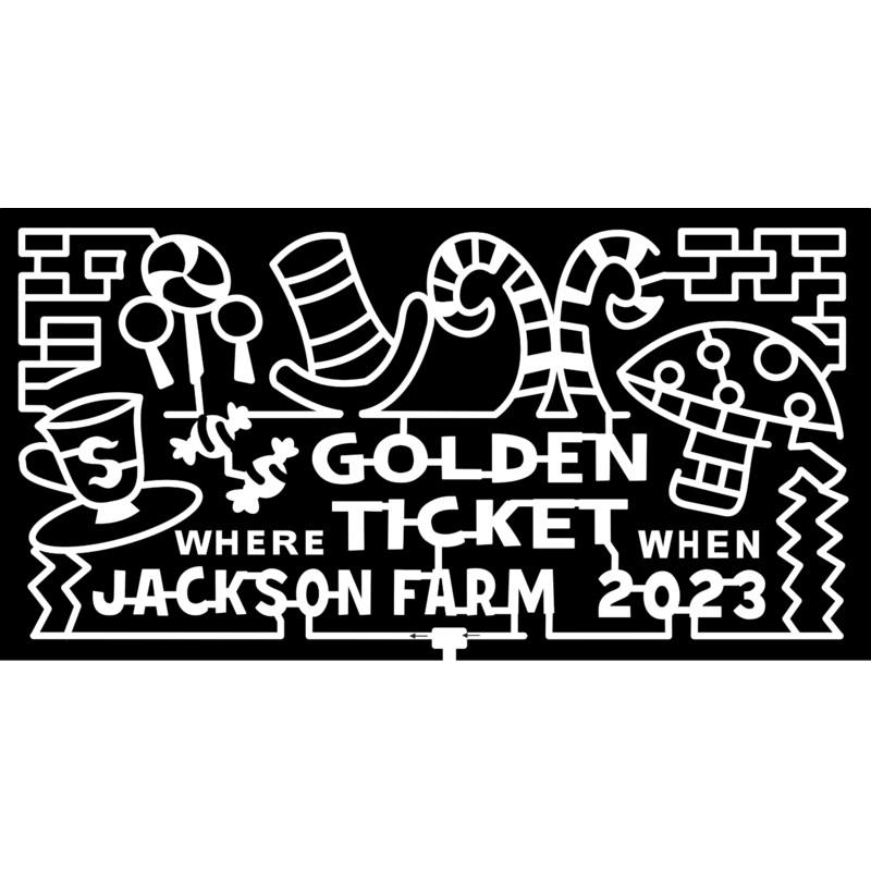 23_AR_Black Rock Lollipop, Top Hat, Tea cup, Mushroom, Candy, Ticket, Golden Ticket