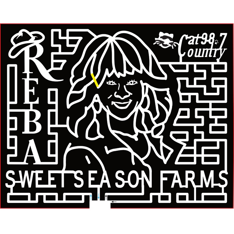 23_FL_Milton Sweet Season Farms, Reba, Cat Country 98.7, logo, Cat, Cowboy Hat, Face,