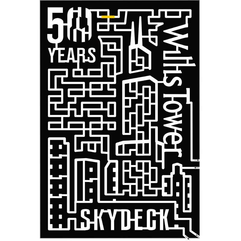 23_IL_MaplePark 50 Years, Willis Tower, Skydeck, Logo, Building