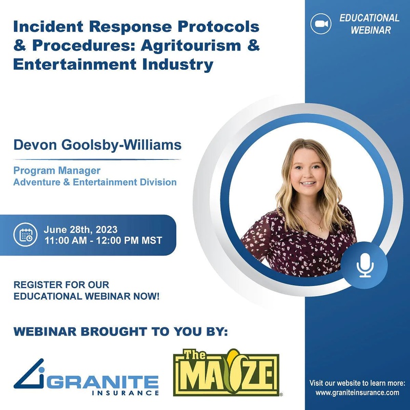 Incident Responses and Protocols within the Agritourism and Entertainment industry