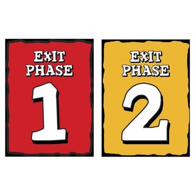 Maze Exit Signs