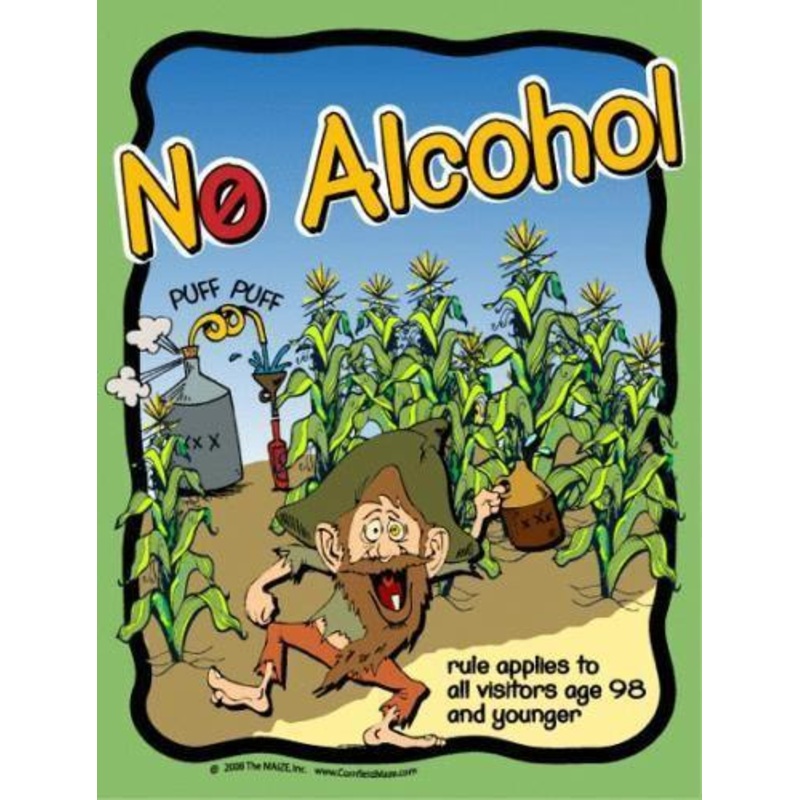 No Alcohol Sign