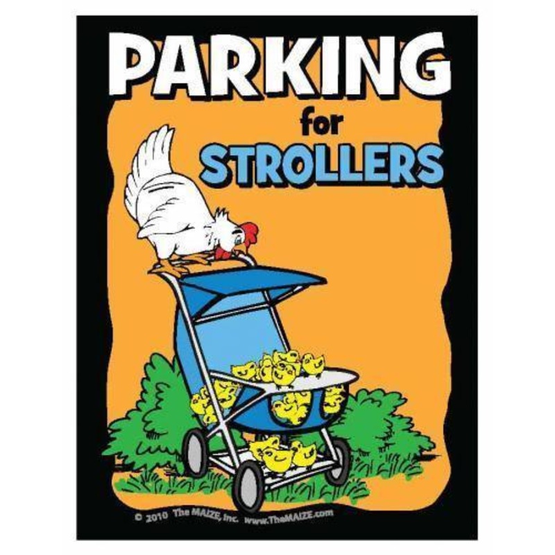 Stroller Parking Sign