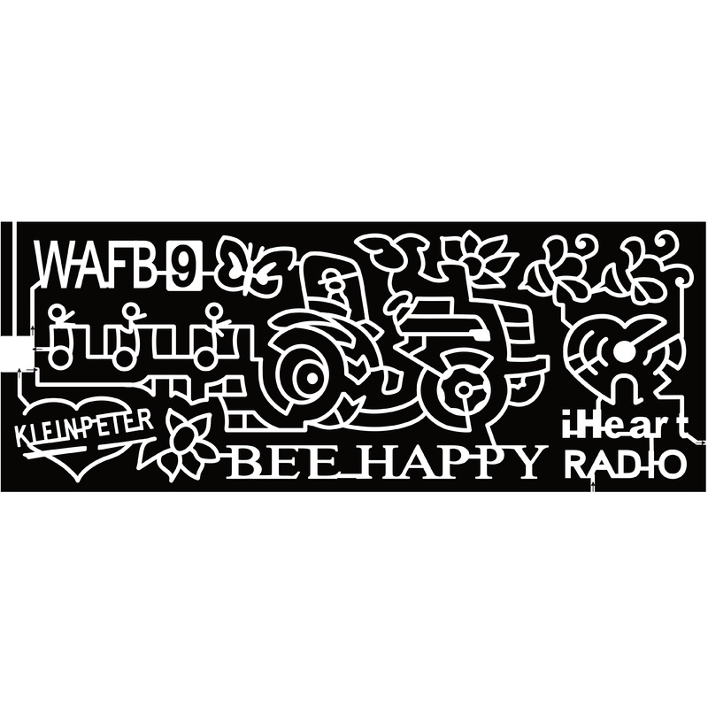 23_LA_PineGrove Bee Happy, iHeart Radio, Kleinpeter, WAFB9, Butterfly, Bee, Flower, Tractor, Barrel Train, Logo, People,