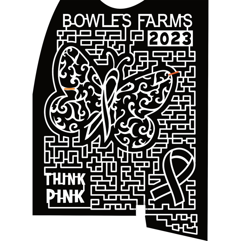 23_MD_Loveville Bowles Farms, 2023, Cancer Ribbon, Think Pink, Butterfly