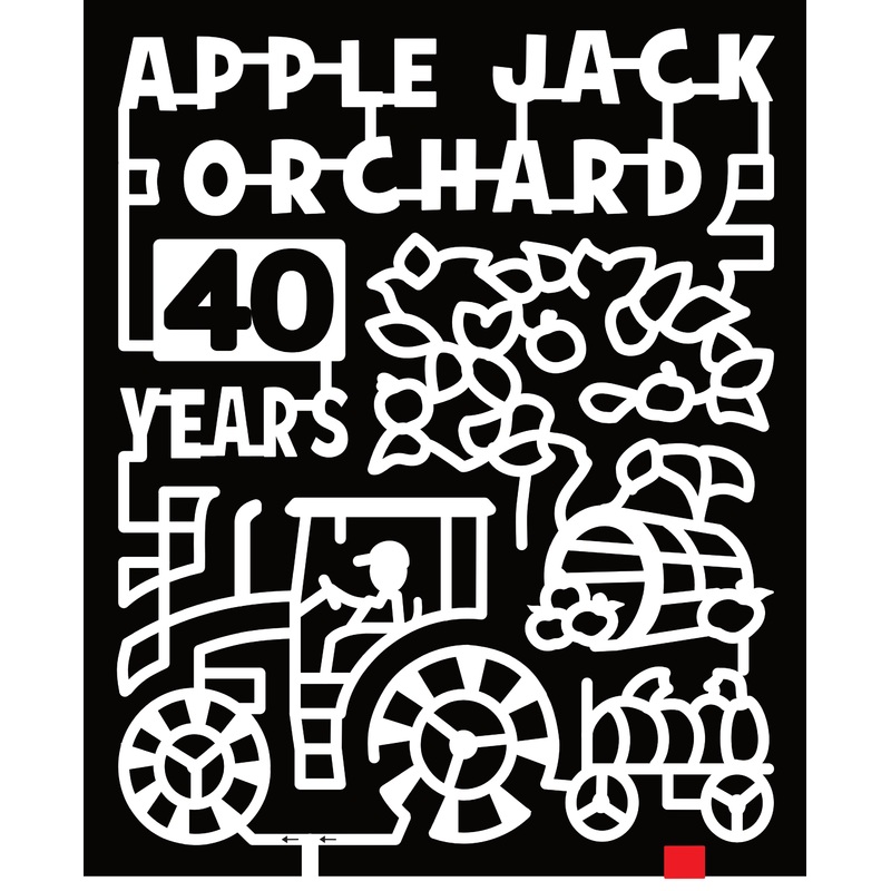 23_MN_Delano Apple Jack Orchard, 40 Years, Leaves, Apple Barrel, Tractor, Wagon