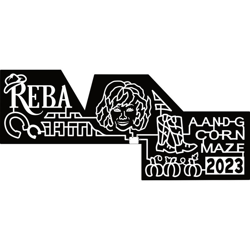 23_MN_St.Joseph Reba, Cowboy Hat, Horse Shoe, Face, Cowboy Boots, Pumpkin, A and G Corn Maze, 2023