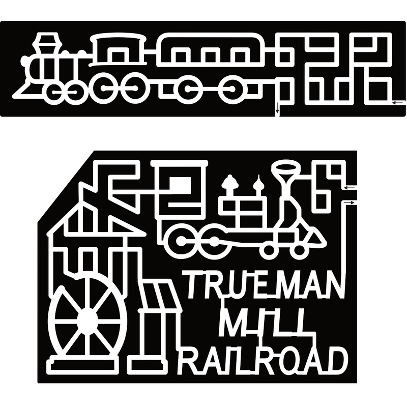 23_NB_Aulac Trueman Mill Railroad, Train, Train Station, Water Wheel