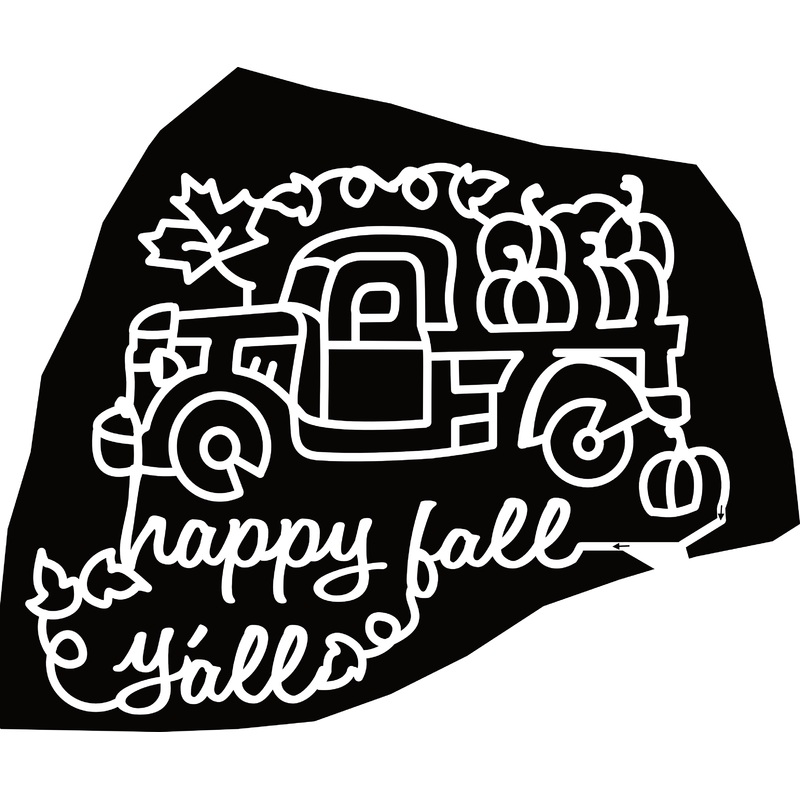 23_NC_Ruffin Happy Fall Y’all, Truck, Pumpkin, Leaves
