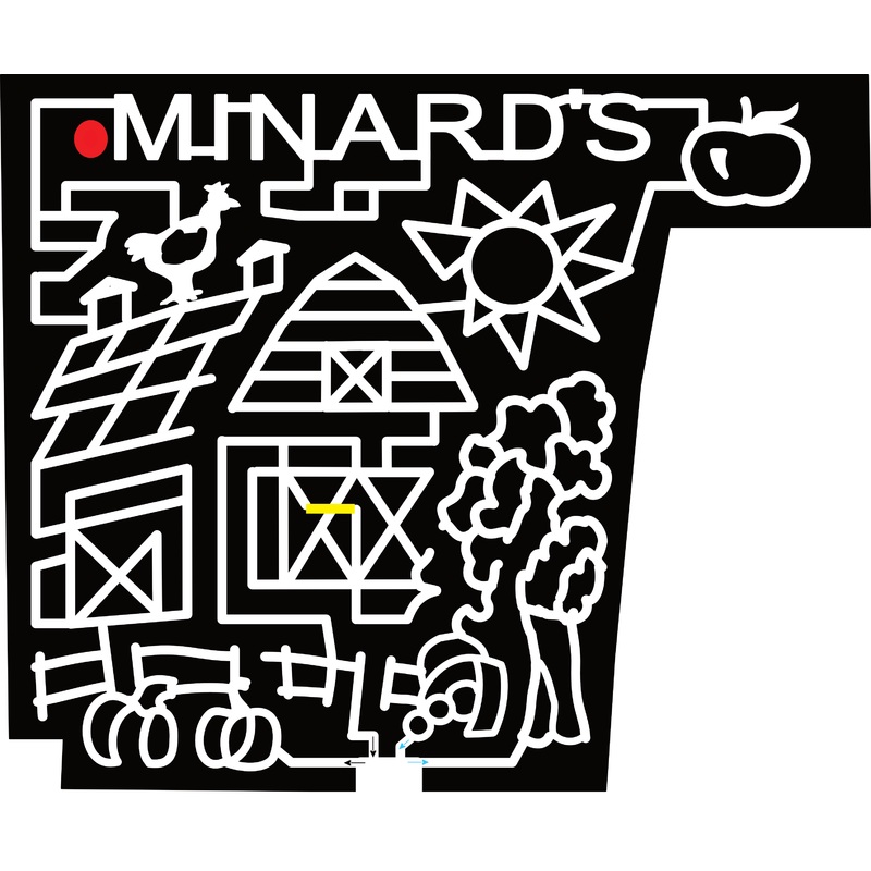 23_NY_Clintondale Minard’s, Apple, Rooster, Sun, Barn, Tree, Pumpkin, Fence