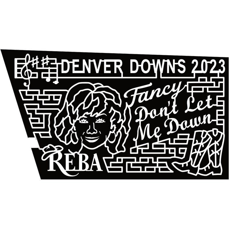 23_SC_Pendleton Denver Downs, 2023, Reba, Fancy Don’t Let Me Down, Cowboy Boots, Face, Music Note, Cowboy Hat