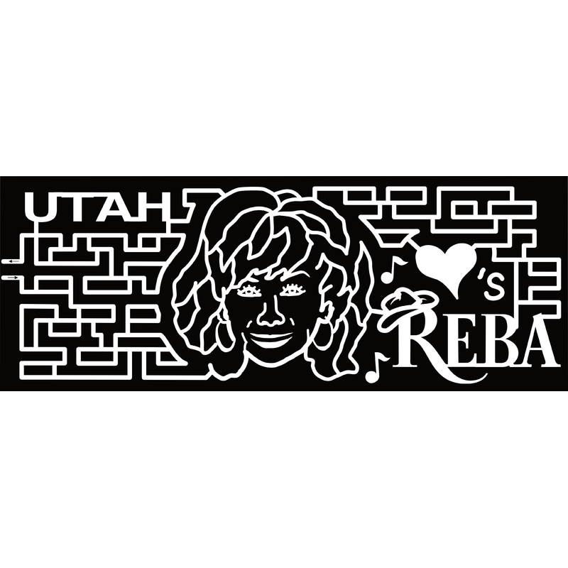 23_UT_LakeShore Reba, Utah Love’s Reba, Music Note, Heart, Cowboy Hat, Face