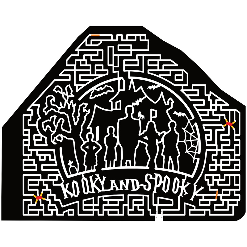 23_UT_Lehi Kooky and Spooky, Tree, Spiderweb, Bat, House, Person, Wednesday, Adams Family