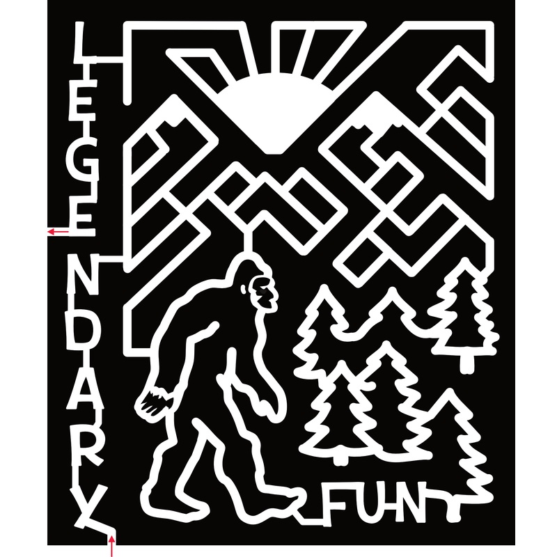 23_UT_Washington Sun, Mountain, Tree, Legendary Fun, Sasquatch, Big Foot