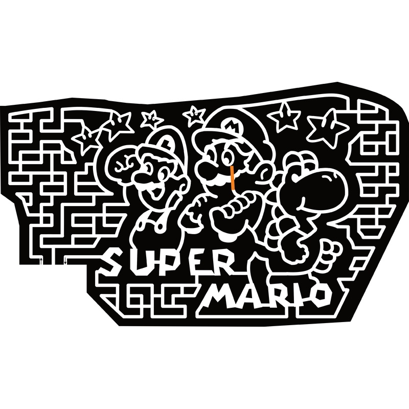 23_VT_Guilford Super Mario Bros, Mario, Luigi, Yoshi, Star