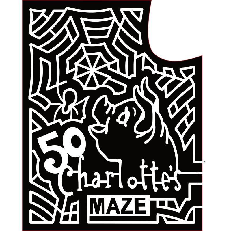 23_WI_Colgate 50, Charlotte’s, Maze, Pig, Spider, Spider Web