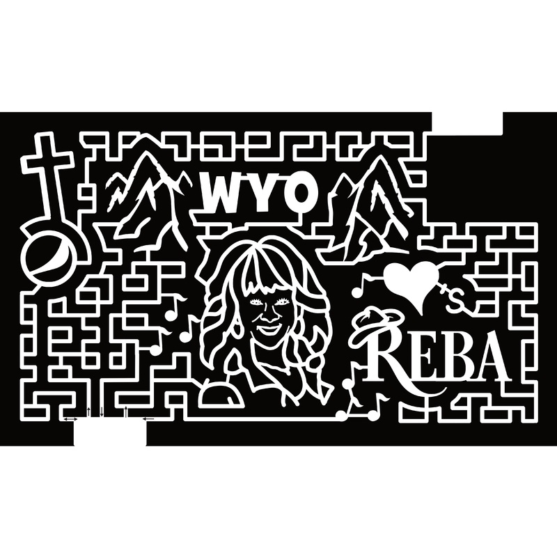 23_WY_Casper Reba, Face, Mountain, WYO heart’s Reba, Cross, Pepsi, Music Note, Logo