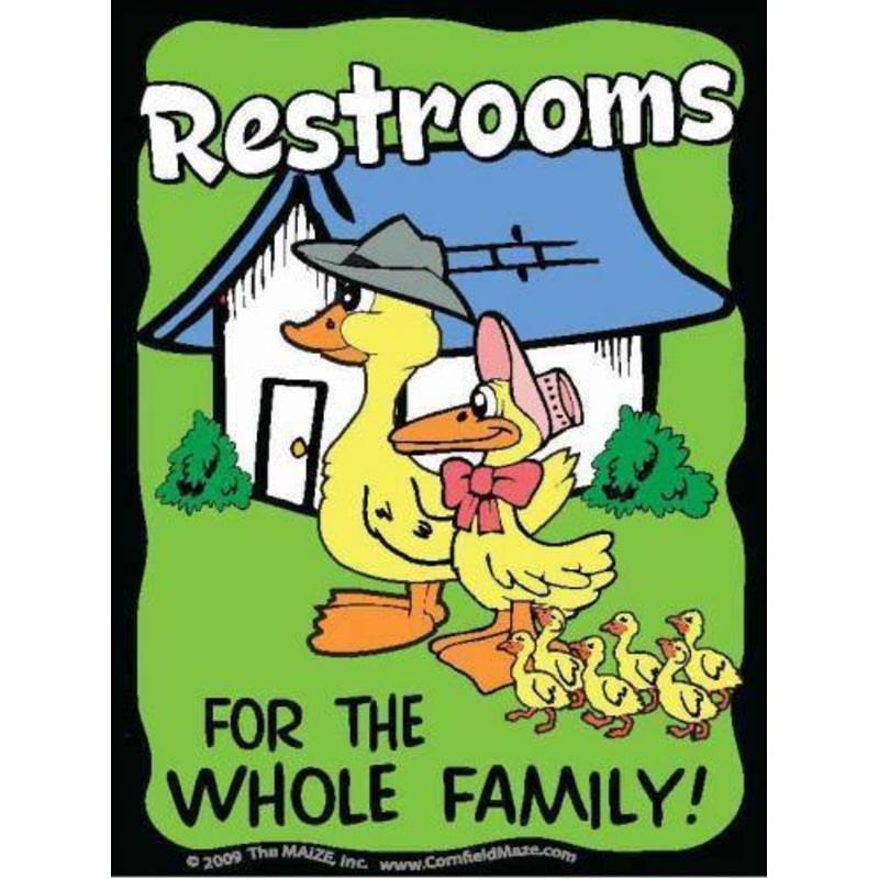 Family Restroom Sign