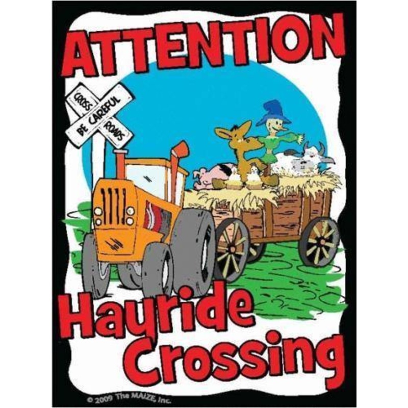Hayride Crossing Sign