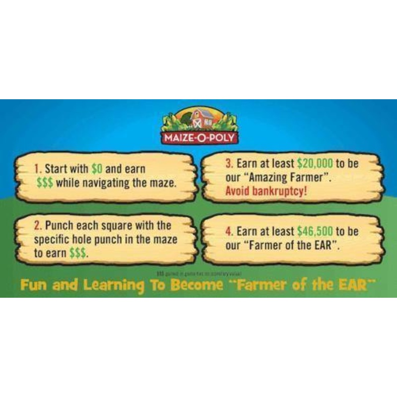 MAiZE-O-Poly Instruction Banner