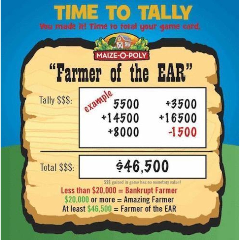 MAiZE-O-Poly Tally Banner