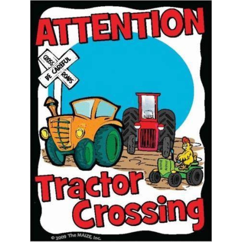 Tractor Crossing Sign