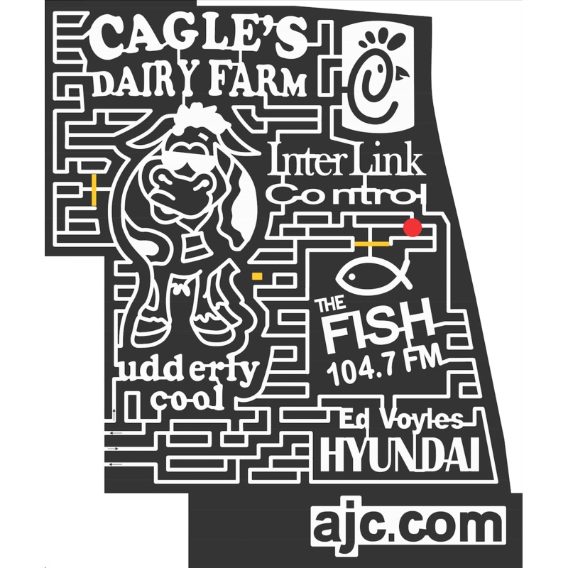 06_GA_Canton Georgia, Cow, Fish, Chick Fil A, Animal, 104.7 the fish, hyundai, logo, sponsor, chickfila