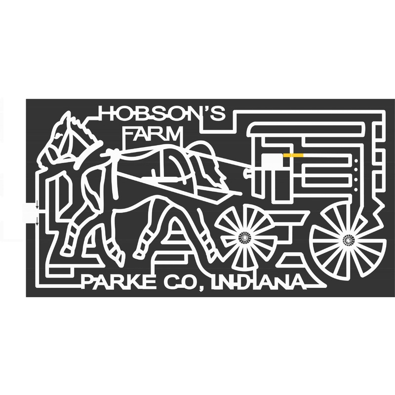 06_IN_Rockville Indiana, Horse, carriage, Wagon, Animal