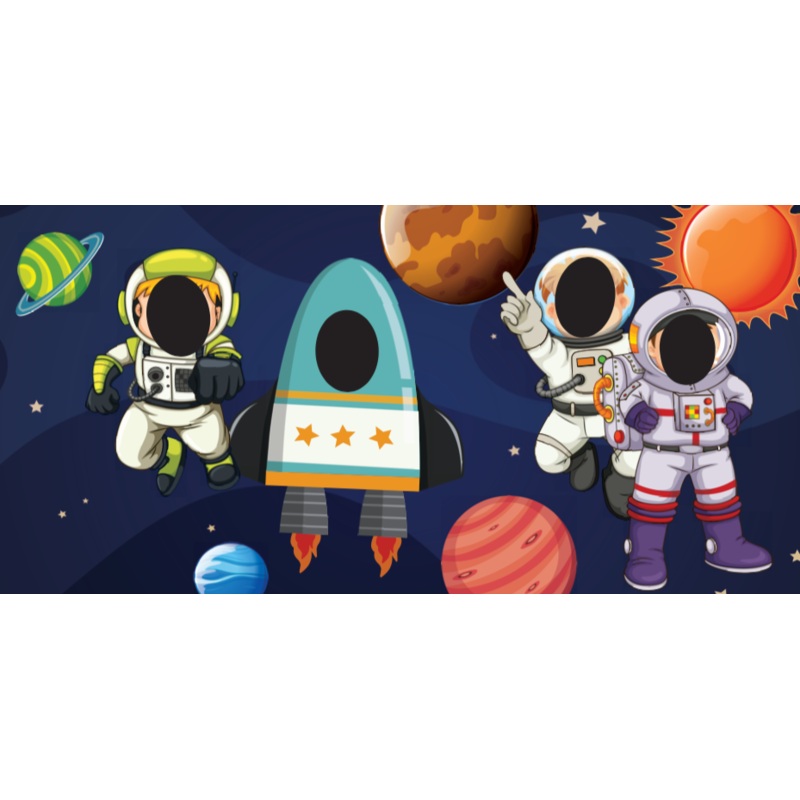 Moon Landing 8′ x 4′ Photo Opp Artwork