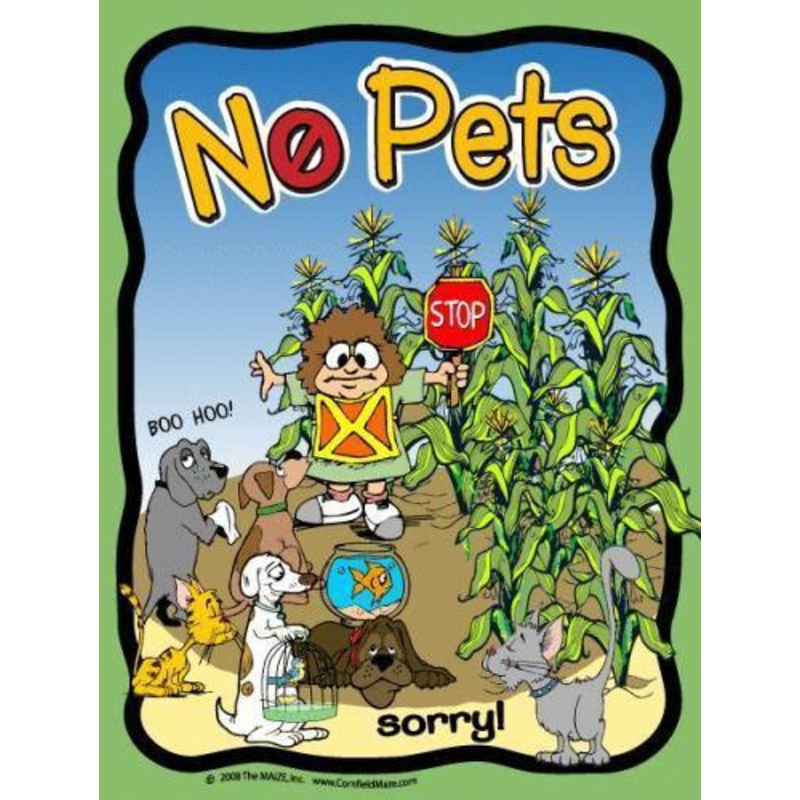 No Pets Sign