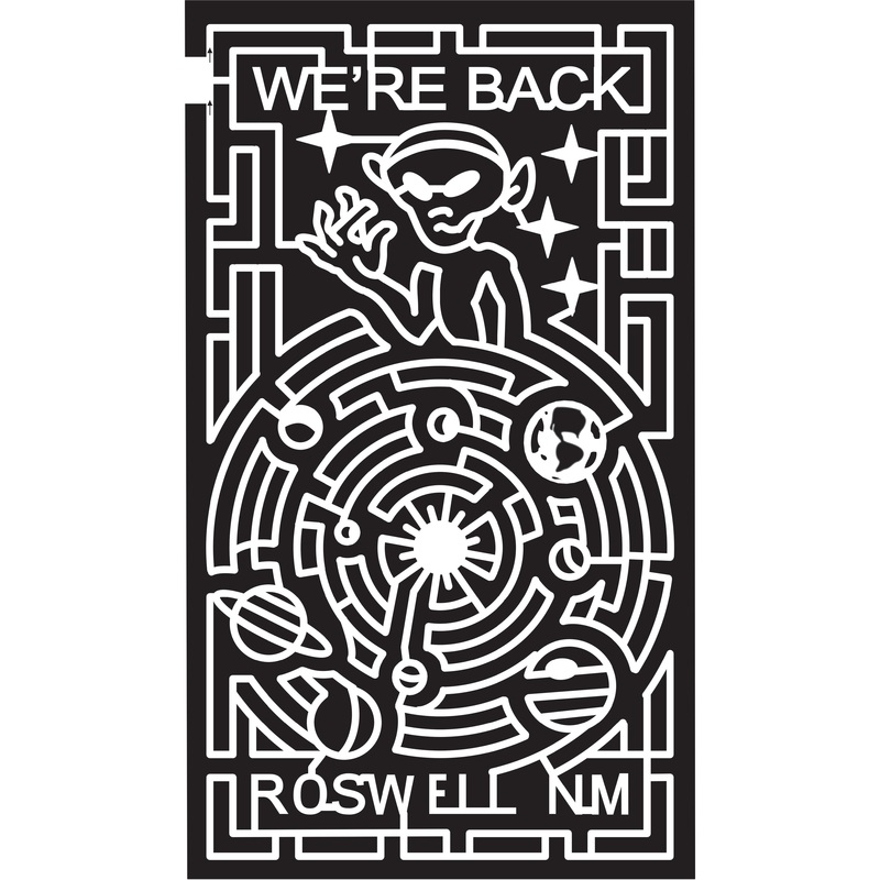 06_NM_Roswell New Mexico, alien, Space, star, Planets, saturn, Sun, Earth, solar system