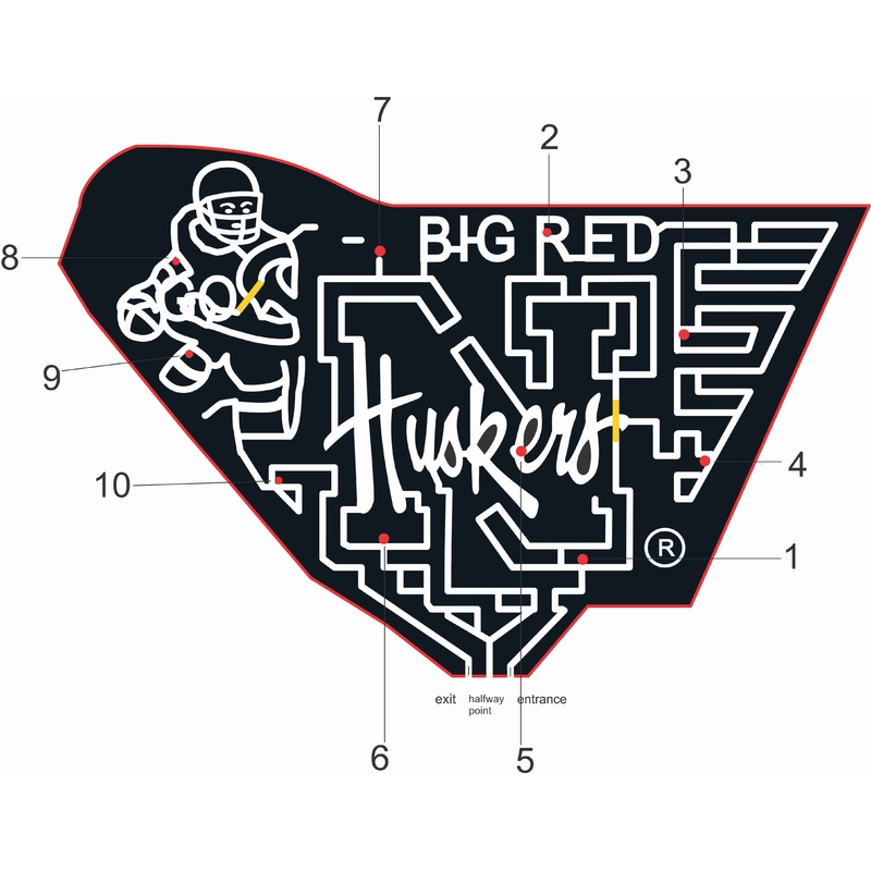 08_NE_Gretna Nebraska, Football, Player, College, logo, huskers, 2008.jpg