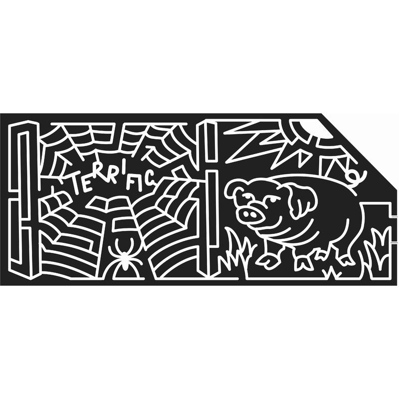 08_UT_Wellsville Utah, Pig, Sun, Spider, spiderweb, 2008, charlottes web.jpg